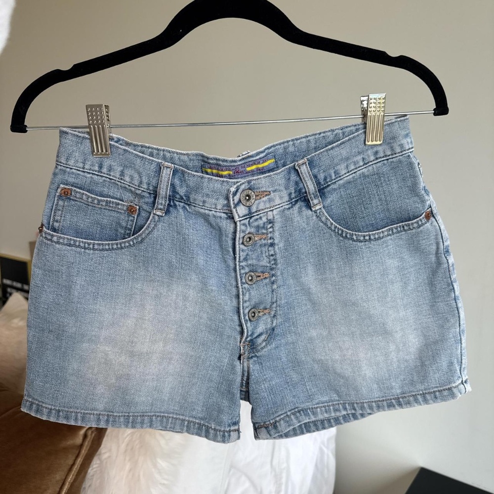 Vintage 26" Button Up Mini Shorts